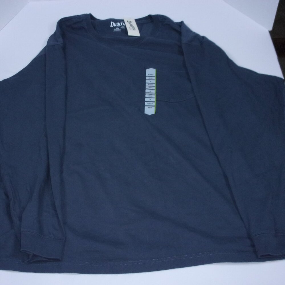 Duluth Trading Mens Longtail T-Shirt Relaxed Fit Long Sleeve Crew Neck 4X